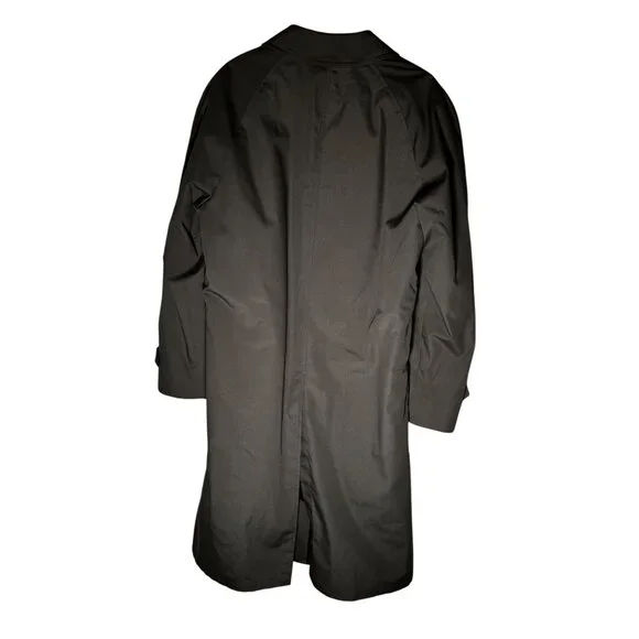 Vintage London Fog Maincoats Men's Trench Coat Gray with Lining Size 40 Long - Picture 4 of 10